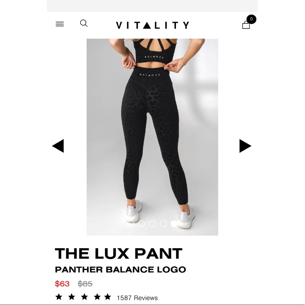 Balance Athletics/ Vitality Leggings (S)
